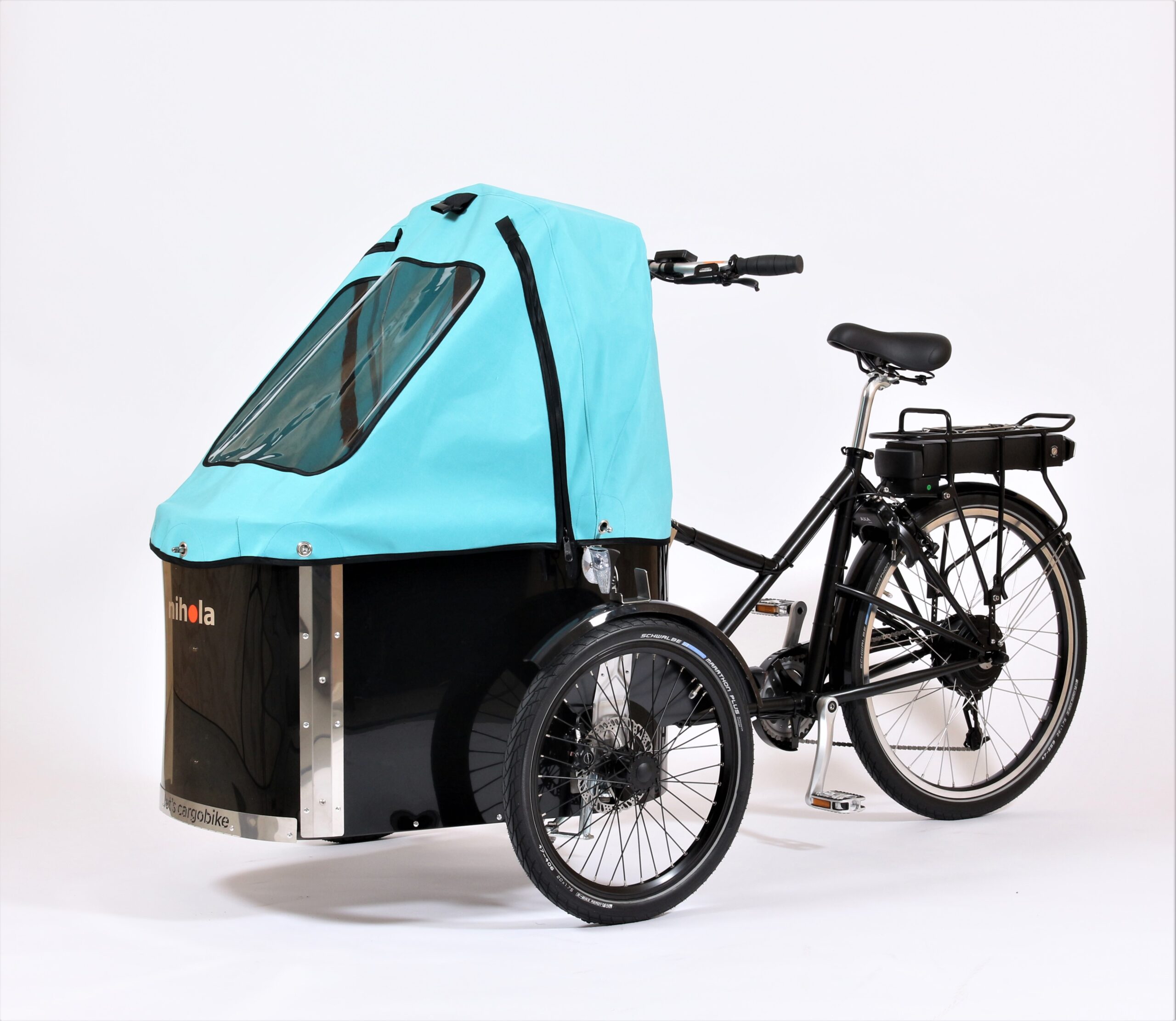 nihola bakfiets turquoise